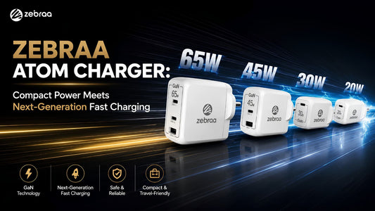 Zebraa Atom Charger: Compact Power Meets Next-Generation Fast Charging Zebraa