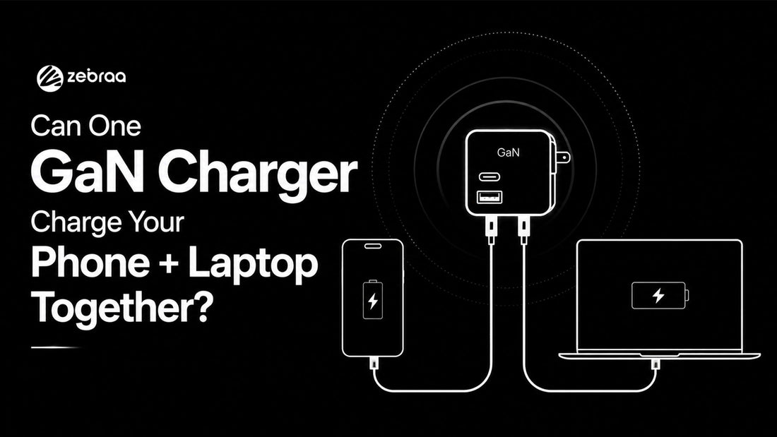 Can One GaN Charger Charge Your Phone + Laptop Together? Zebraa