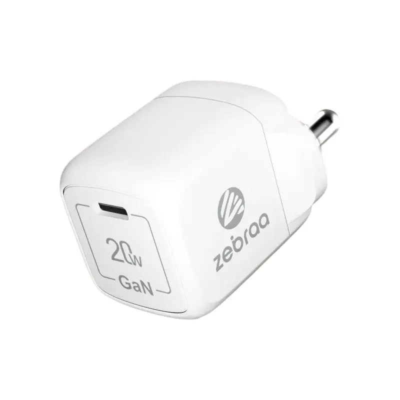 Zebraa Atom 20W GaN Fast Charger Zebraa