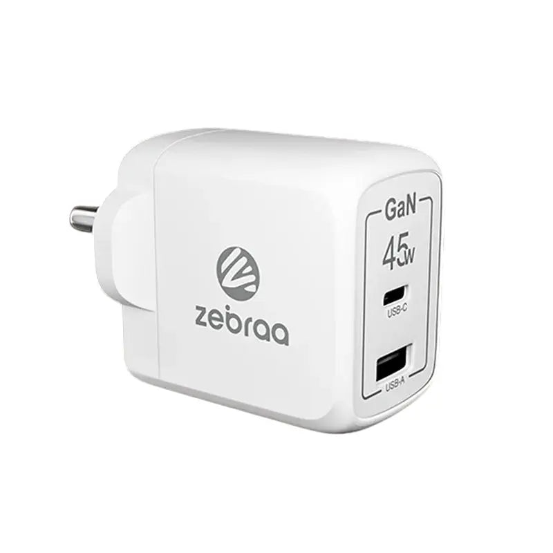 Zebraa Atom 45W GaN Fast Charger Zebraa