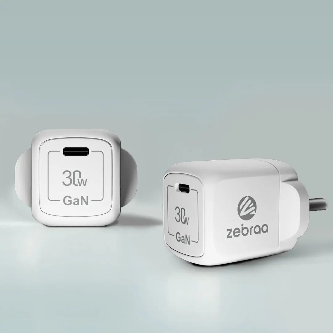 Zebraa Atom 30W GaN Fast Charger Zebraa