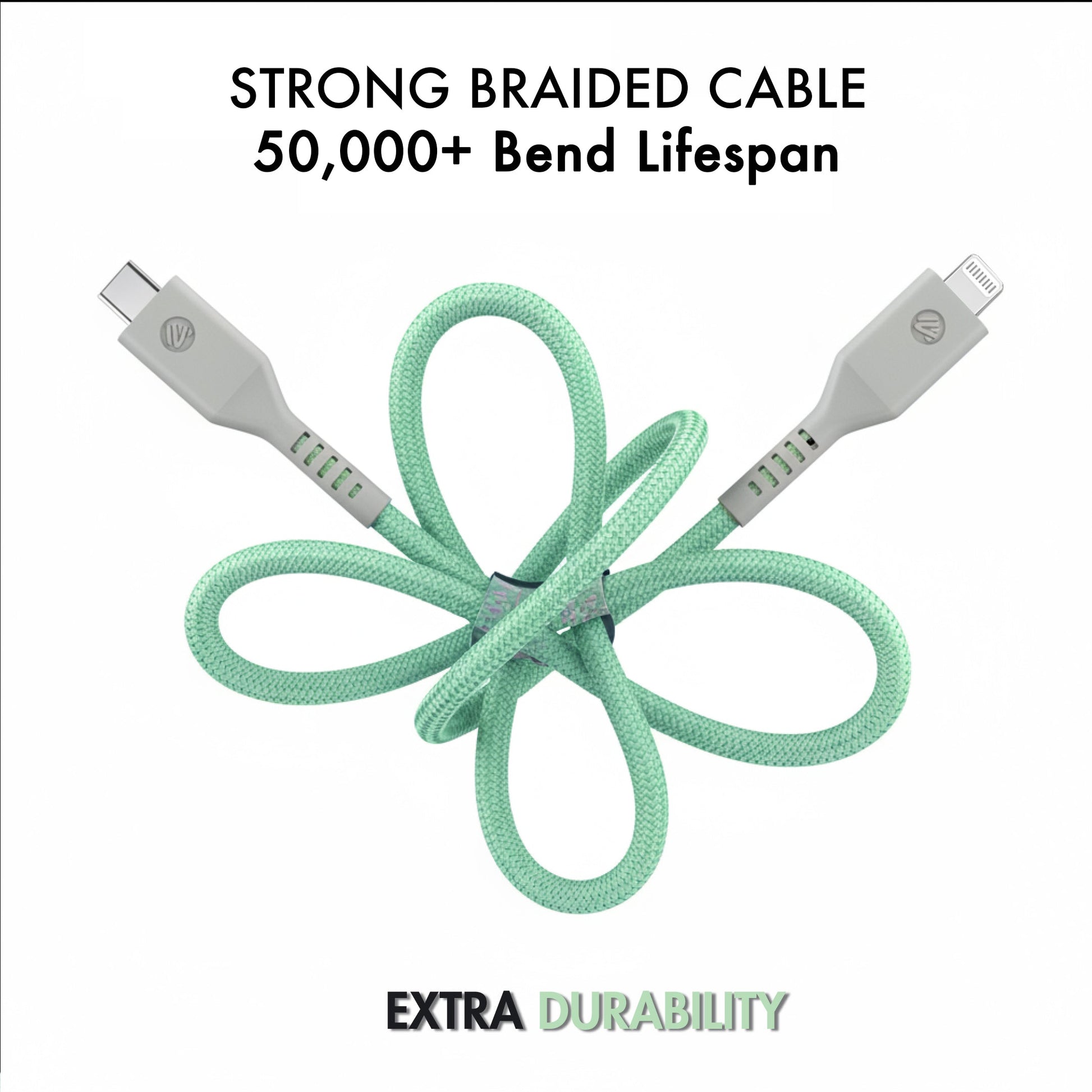 Zebraa C to L 27W Fast Charging Cable Zebraa