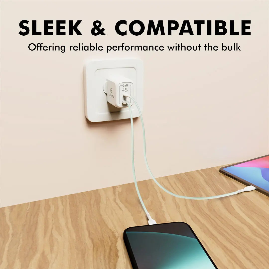 Zebraa Atom 45W GaN Fast Charger Zebraa