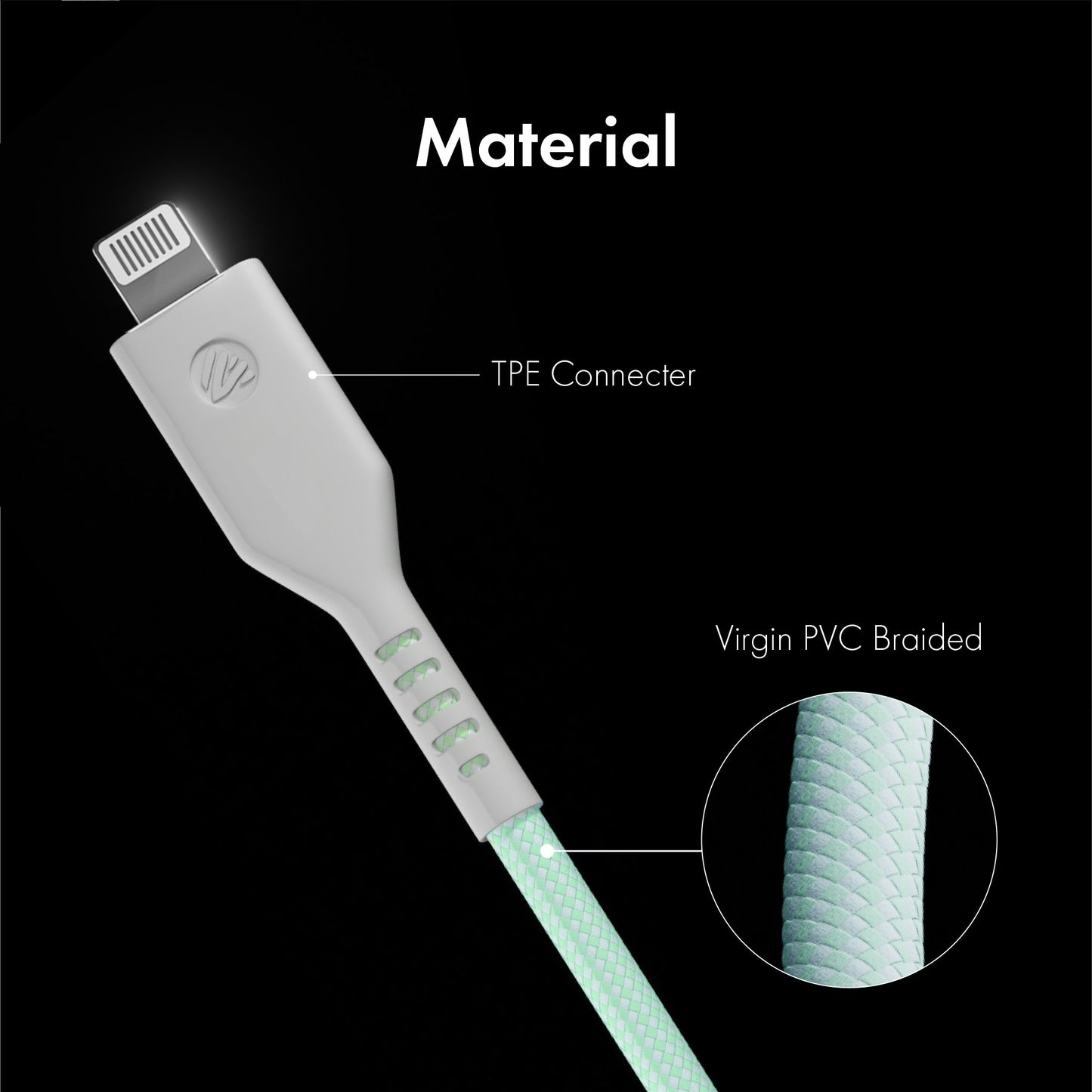 Zebraa C to L 27W Fast Charging Cable Zebraa