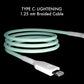 Zebraa C to L 27W Fast Charging Cable Zebraa