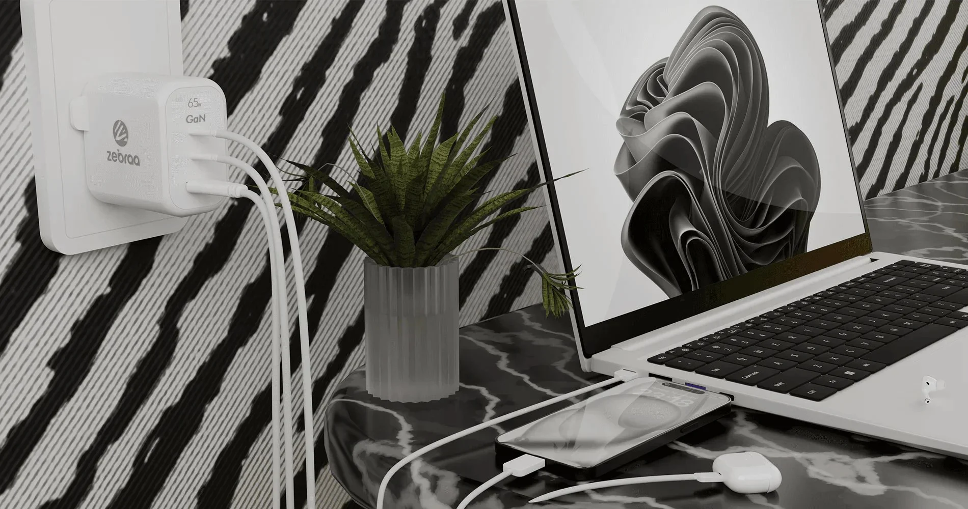 zebraa 65w all in one charger