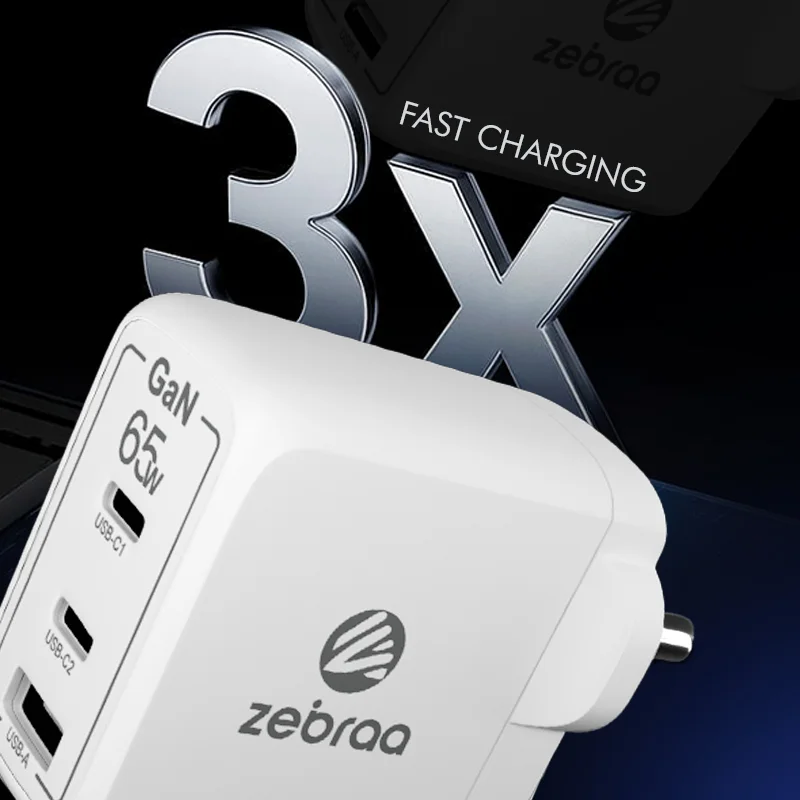 zebraa 65w superfast charger
