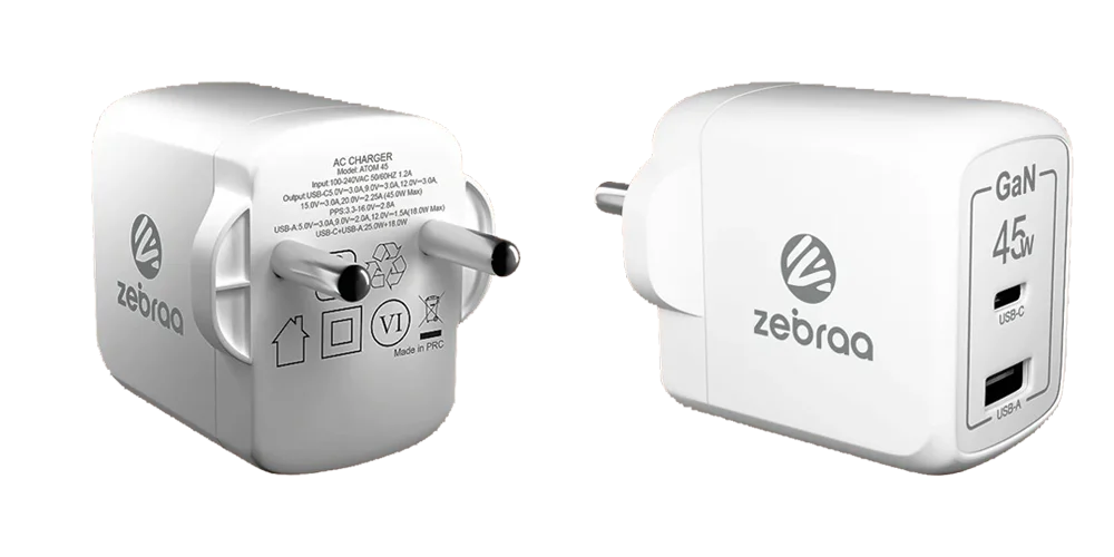45w zebraa combo charger